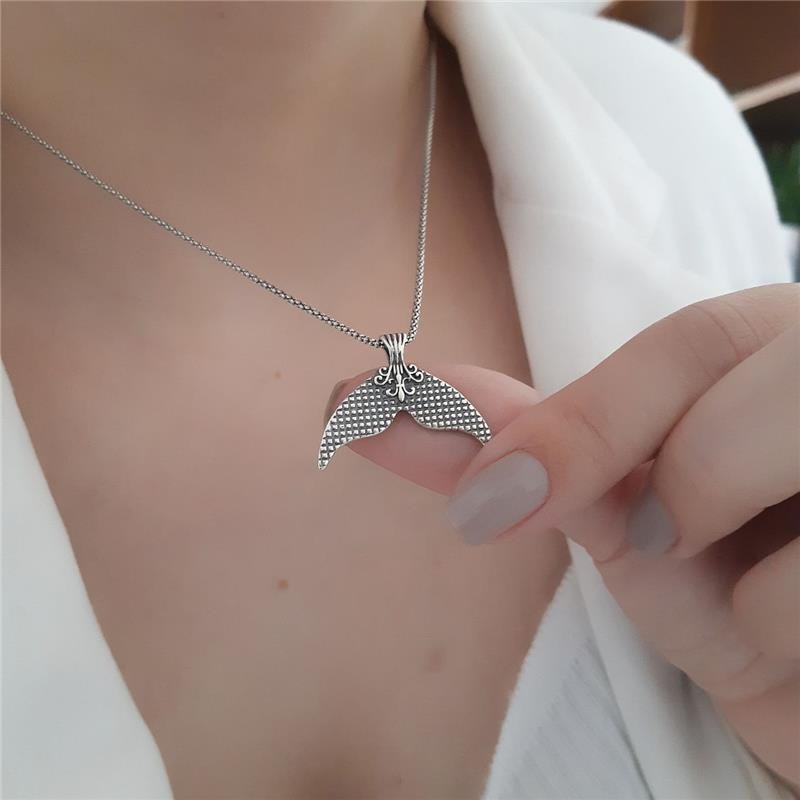 PINGENTE PRATA 925 CAUDA DE SEREIA
