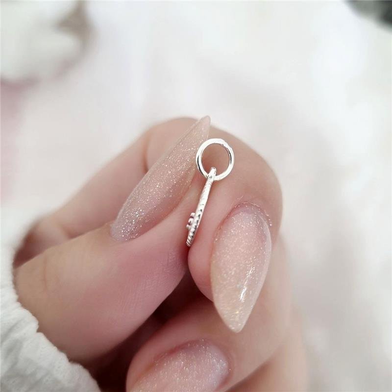 PINGENTE PRATA 925 CORAÇÃO PEDRA ROSA