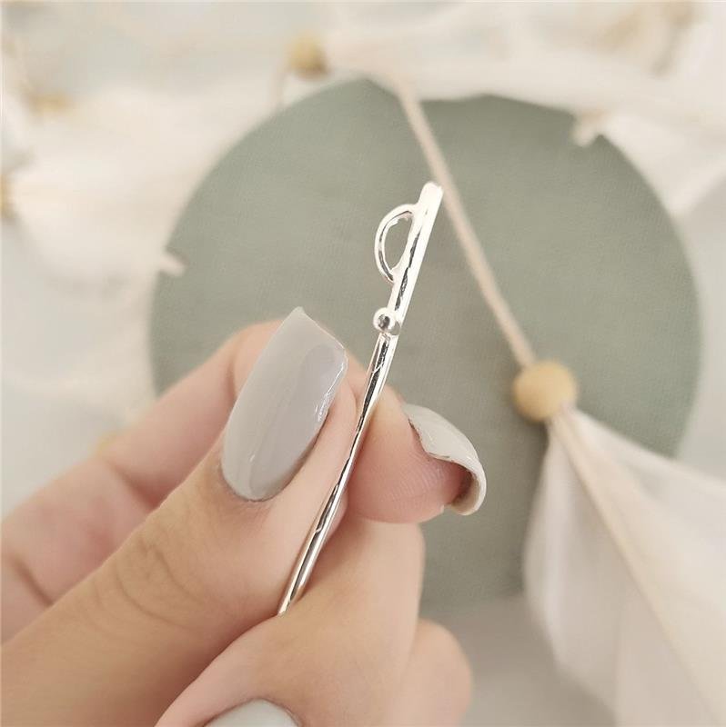 PINGENTE PRATA 925 CRUZ GRANDE LISA FINA