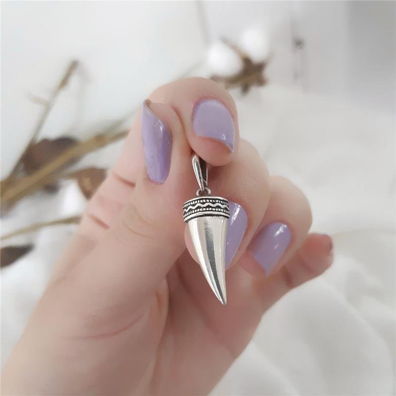 PINGENTE PRATA 925 DENTE ANIMAL