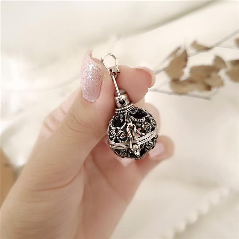 PINGENTE PRATA 925 DIFUSOR AROMATERAPIA