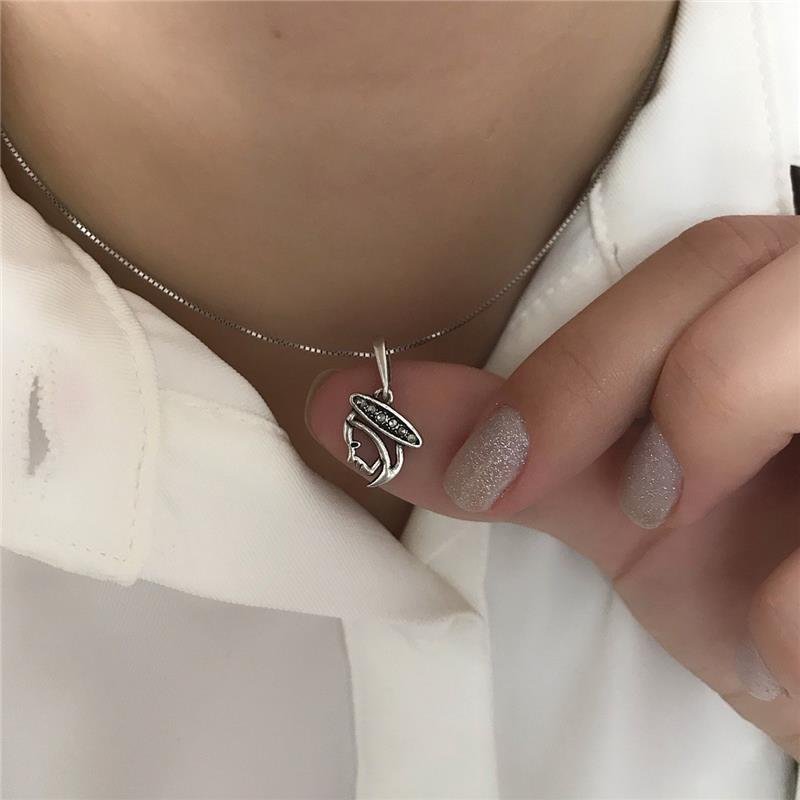 PINGENTE PRATA 925 FACE DE NOSSA SENHORA