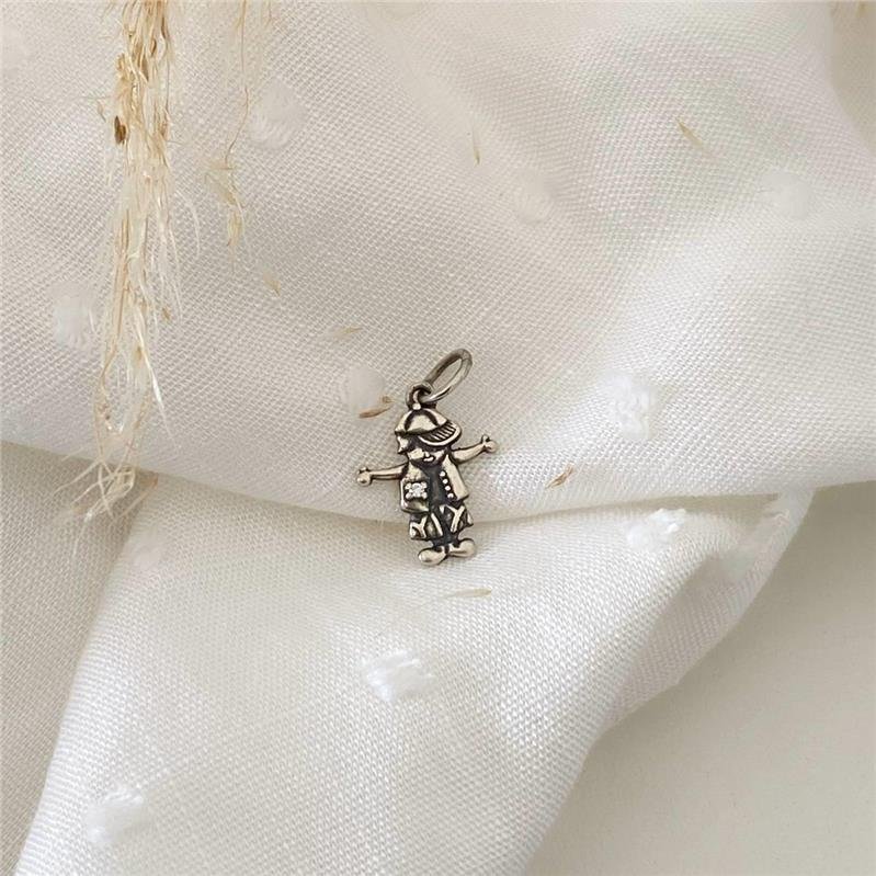 PINGENTE PRATA 925 FILHO MENINO BRAÇOS ABERTOS