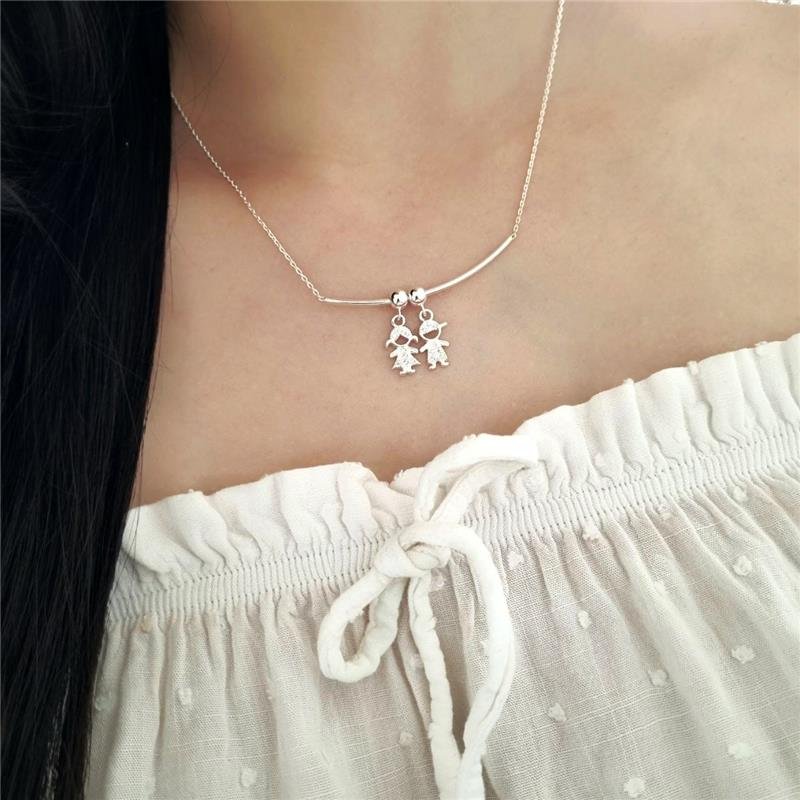 PINGENTE PRATA 925 FILHO MENINO CRAVEJADO