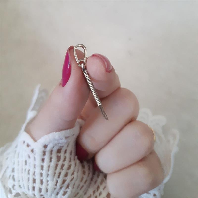 PINGENTE PRATA 925 GEOMÉTRICO LOSANGO