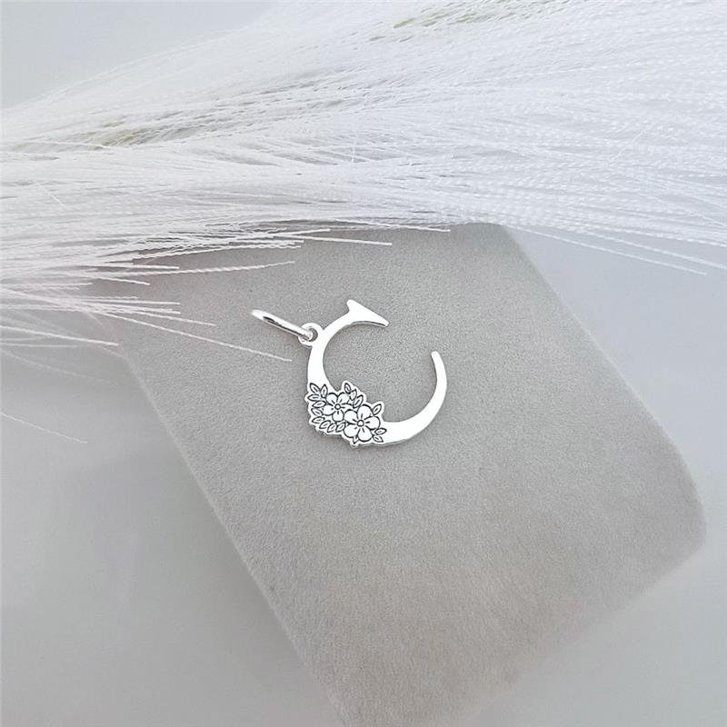 PINGENTE PRATA 925 LETRAS ALFABETO