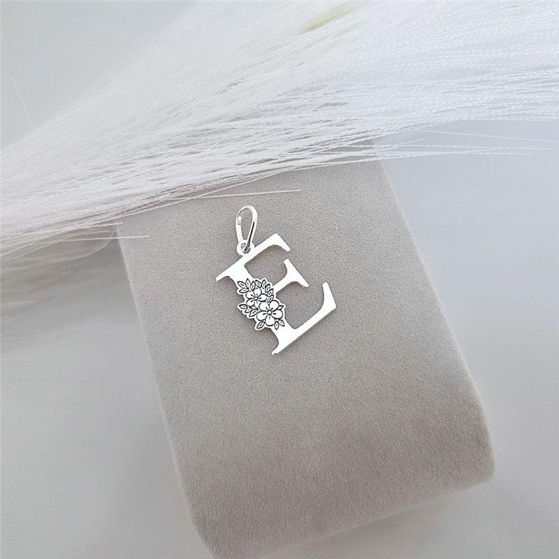 PINGENTE PRATA 925 LETRAS ALFABETO