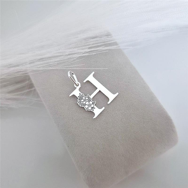 PINGENTE PRATA 925 LETRAS ALFABETO