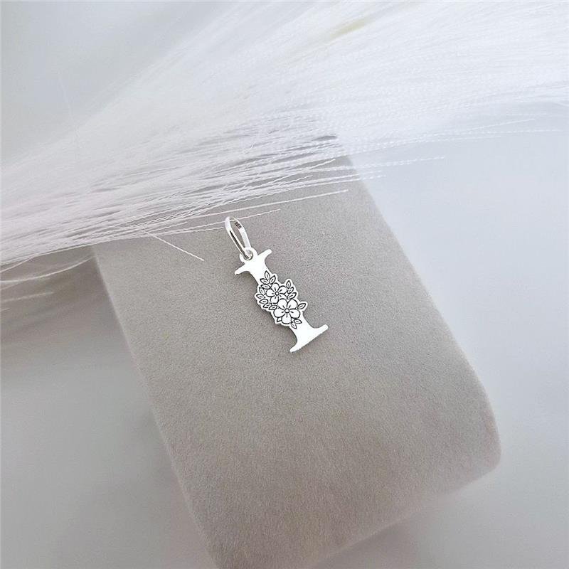 PINGENTE PRATA 925 LETRAS ALFABETO