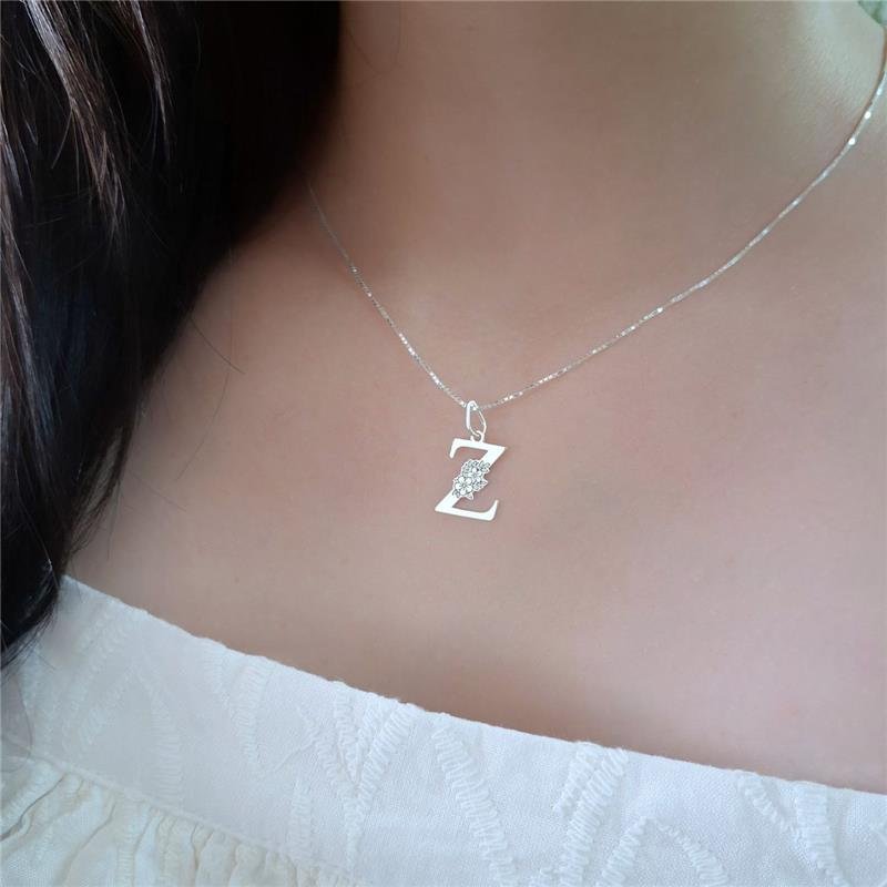 PINGENTE PRATA 925 LETRAS ALFABETO