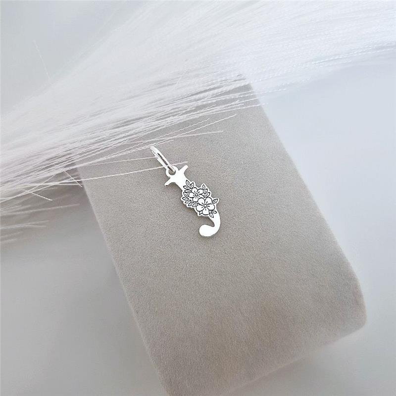 PINGENTE PRATA 925 LETRAS ALFABETO