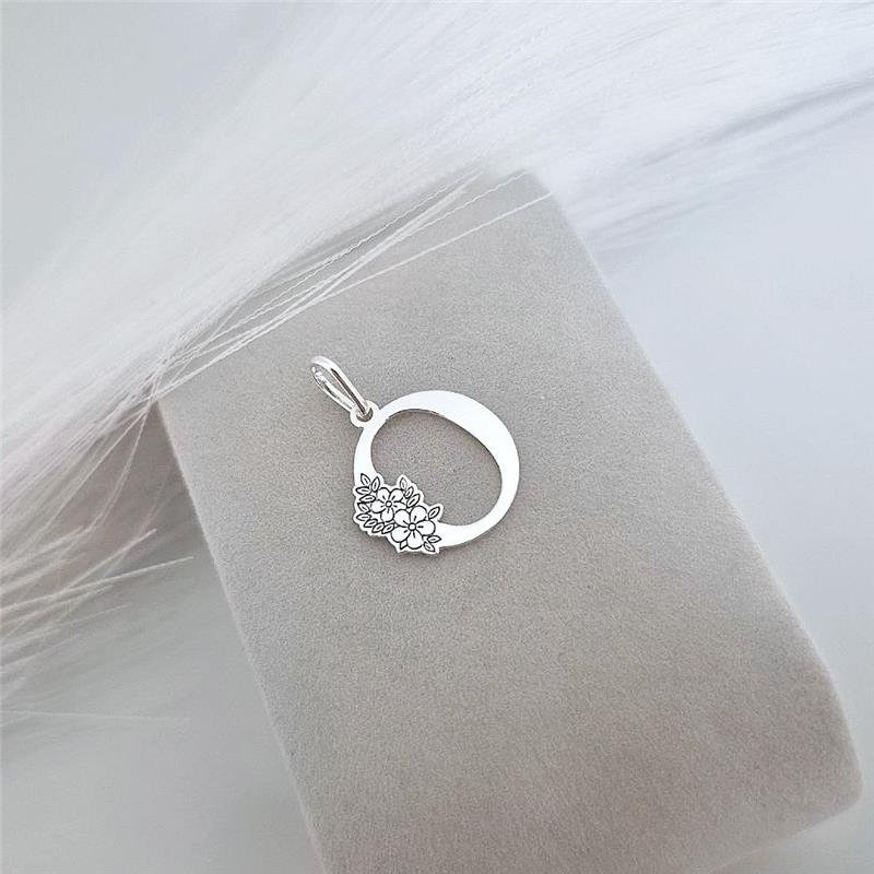 PINGENTE PRATA 925 LETRAS ALFABETO