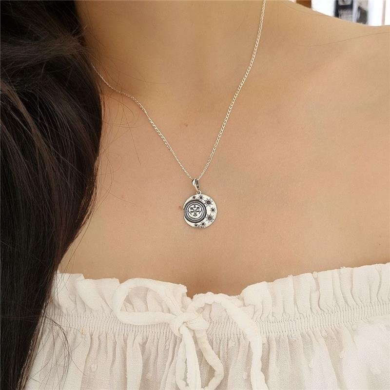 PINGENTE PRATA 925 LUA E SOL