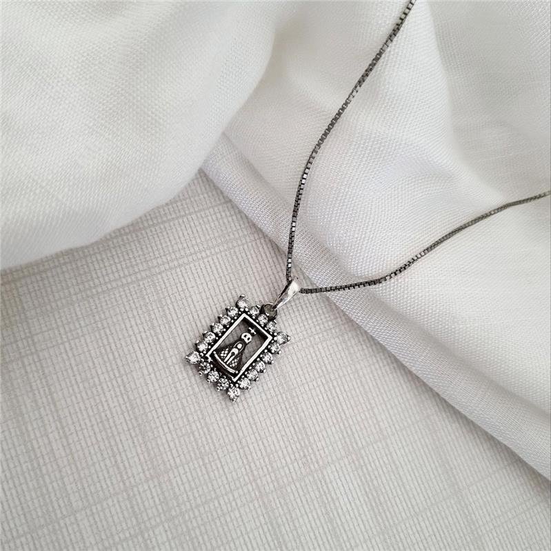 PINGENTE PRATA 925 MEDALHA NOSSA SENHORA APARECIDA