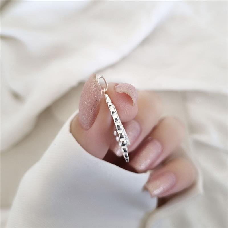 PINGENTE PRATA 925 MEDALHA NOSSA SENHORA APARECIDA AZUL