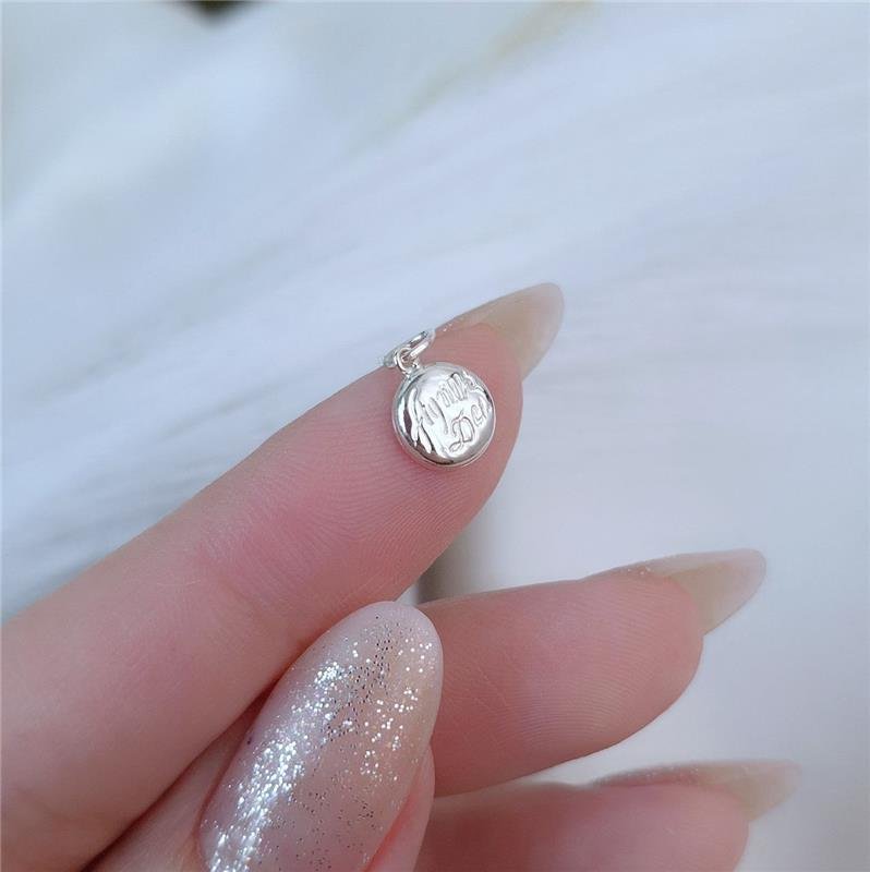 PINGENTE PRATA 925 MEDALHA PEQUENA AGNUS DEI