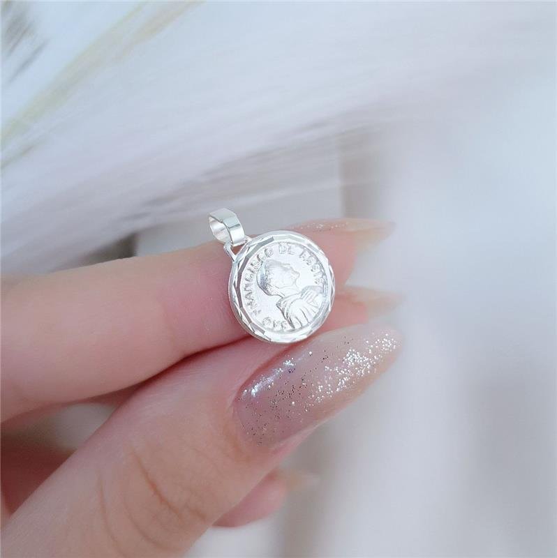 PINGENTE PRATA 925 MEDALHA SÃO FRANCISCO DE ASSIS