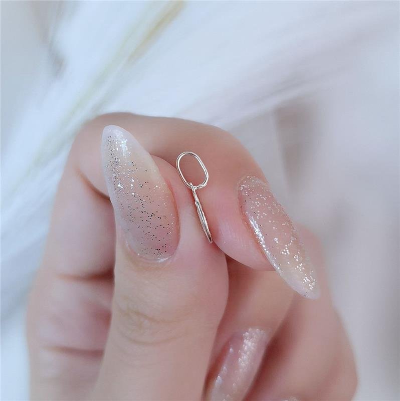 PINGENTE PRATA 925 MINI MEDALHA NOSSA SENHORA DAS GRAÇAS OVAL