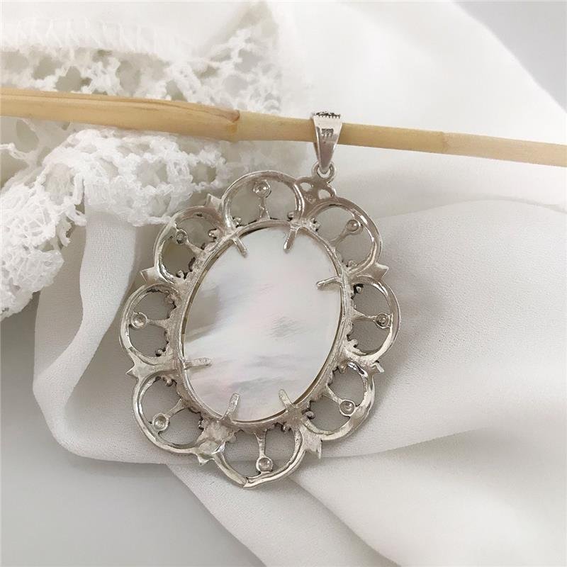 PINGENTE PRATA 925 NOSSA SENHORA APARECIDA LUXO