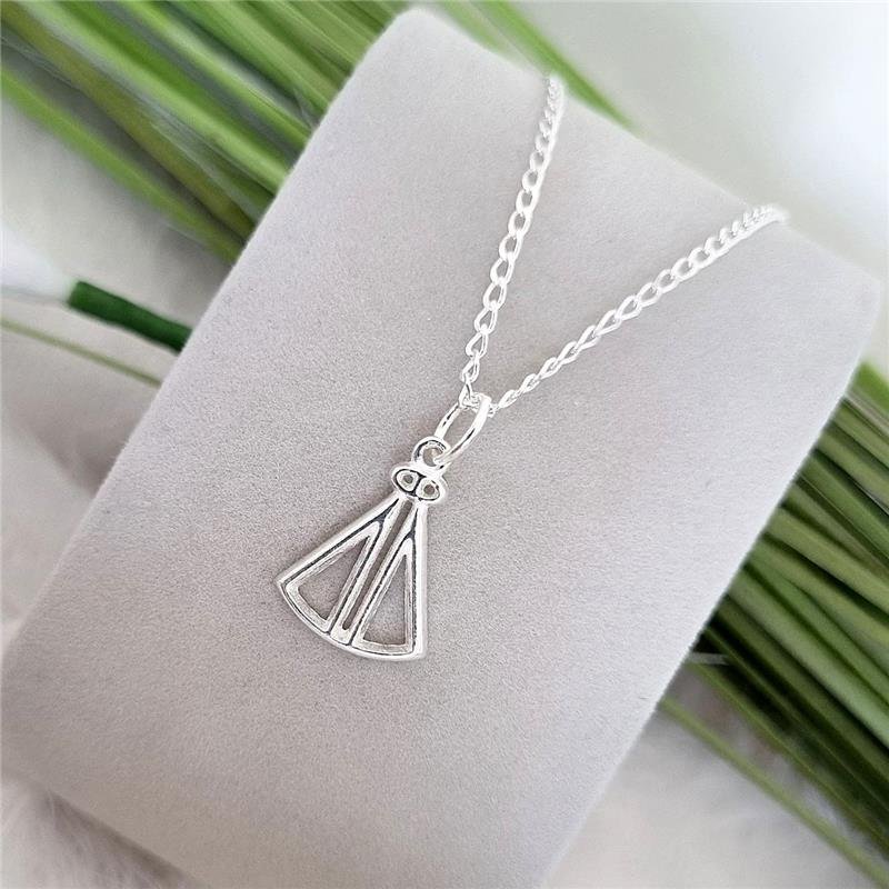 PINGENTE PRATA 925 NOSSA SENHORA APARECIDA MINIMALISTA