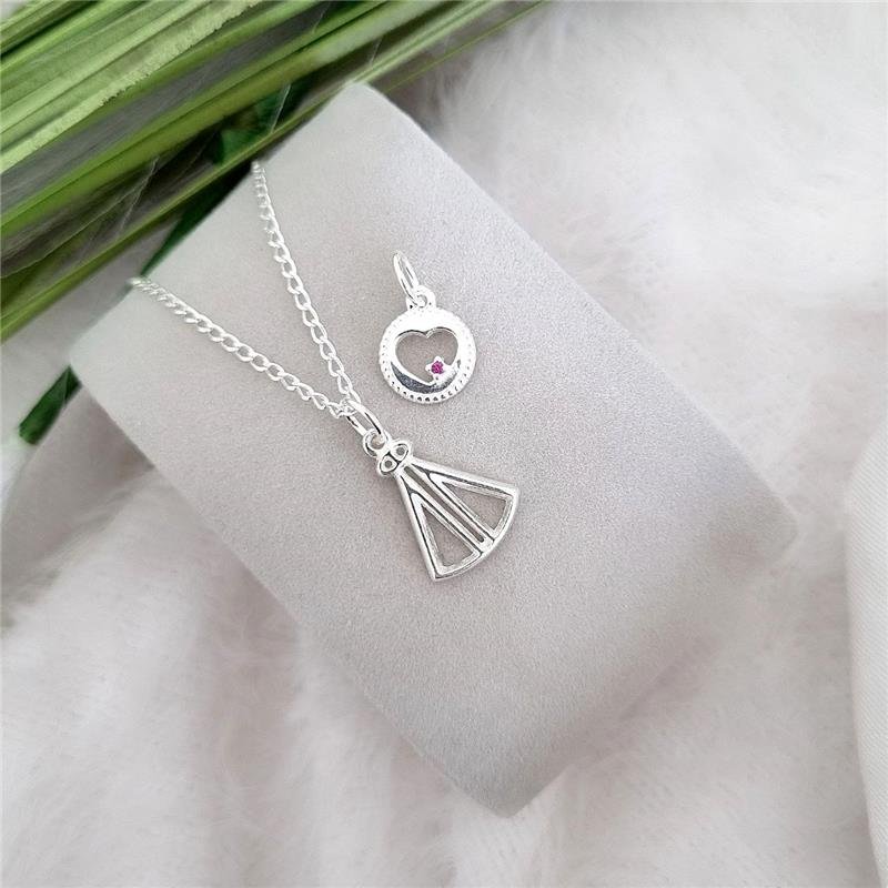 PINGENTE PRATA 925 NOSSA SENHORA APARECIDA MINIMALISTA