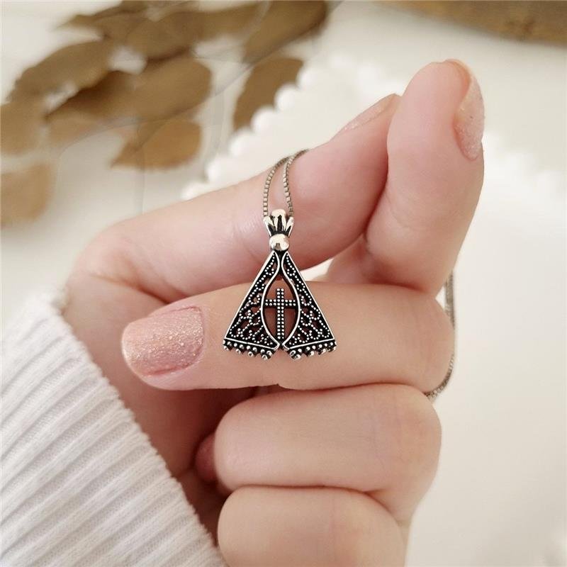 PINGENTE PRATA 925 NOSSA SENHORA APARECIDA VAZADO