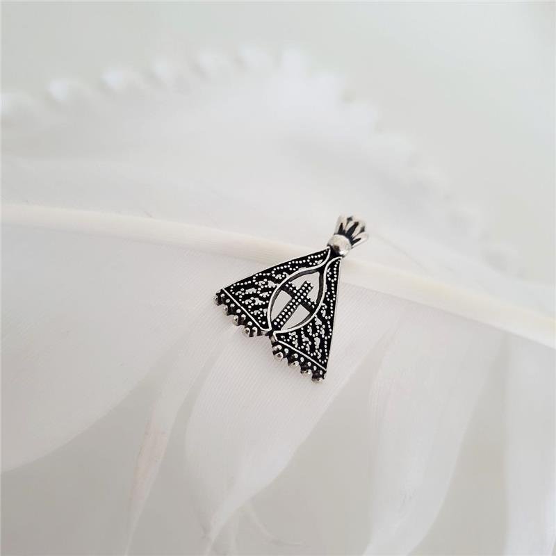 PINGENTE PRATA 925 NOSSA SENHORA APARECIDA VAZADO