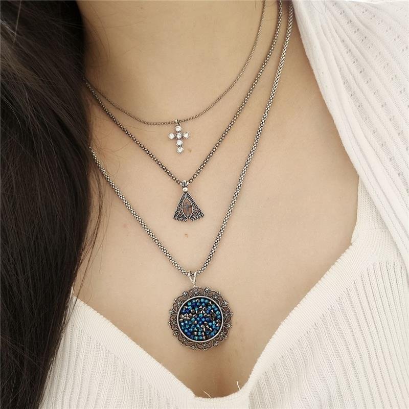 PINGENTE PRATA 925 NOSSA SENHORA APARECIDA VAZADO