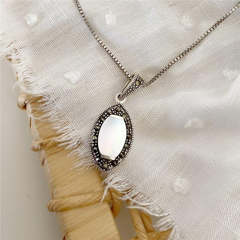 PINGENTE PRATA 925 OLHO COM PEDRA NATURAL