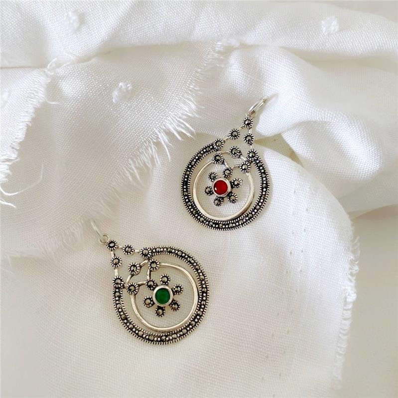 PINGENTE PRATA 925 PENDURADOS CIRCULOS