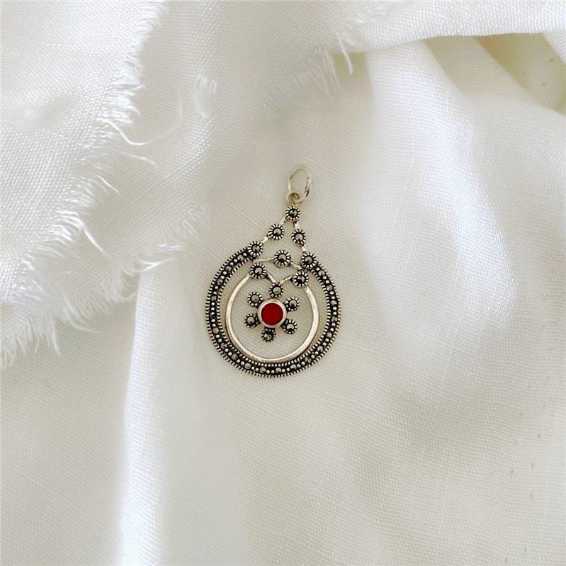 PINGENTE PRATA 925 PENDURADOS CIRCULOS