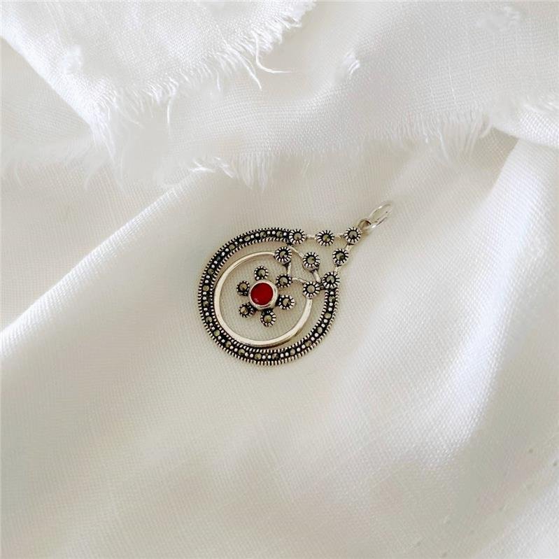 PINGENTE PRATA 925 PENDURADOS CIRCULOS