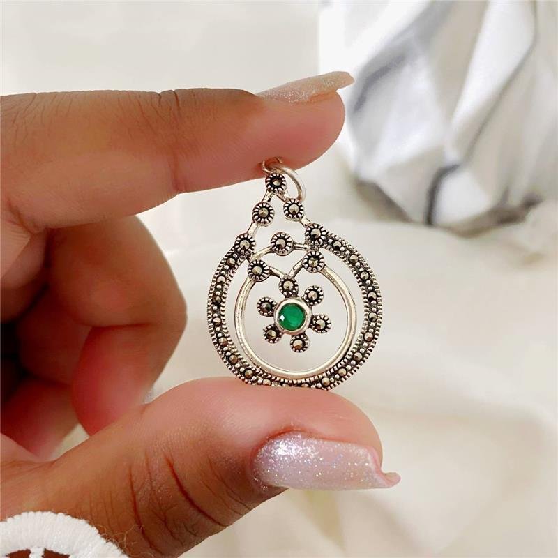 PINGENTE PRATA 925 PENDURADOS CIRCULOS