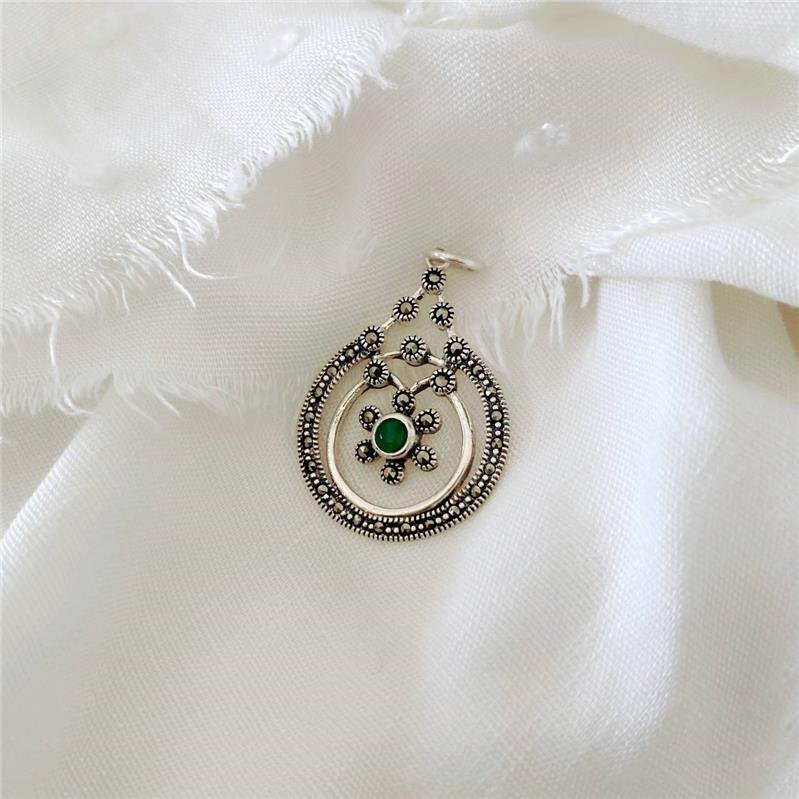 PINGENTE PRATA 925 PENDURADOS CIRCULOS