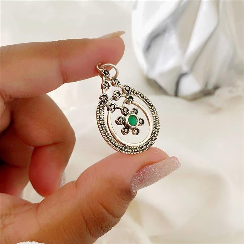 PINGENTE PRATA 925 PENDURADOS CIRCULOS