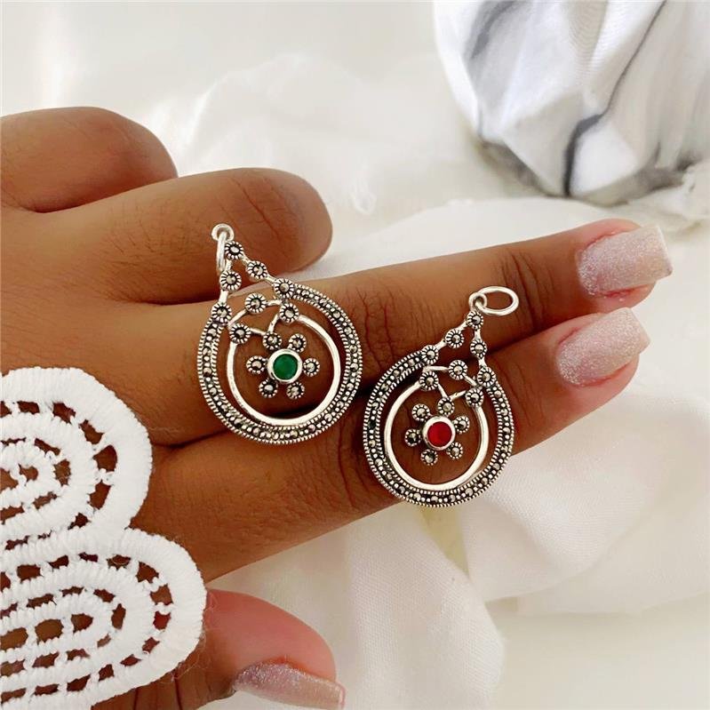 PINGENTE PRATA 925 PENDURADOS CIRCULOS