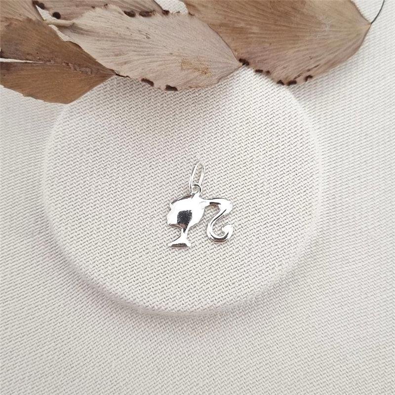 PINGENTE PRATA 925 PERFIL BARBIE