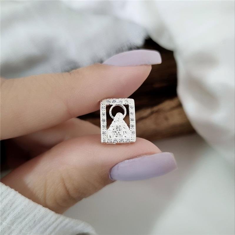 PINGENTE PRATA 925 SAGRADO CORAÇÃO DE JESUS