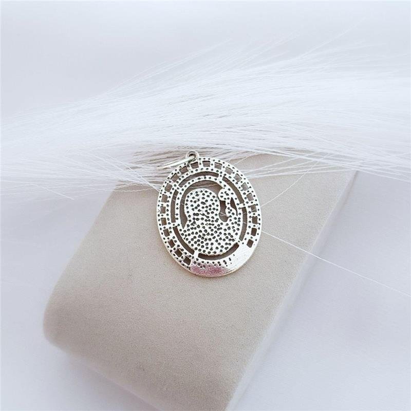 PINGENTE PRATA BALI 925 MEDALHA SAO BENTO