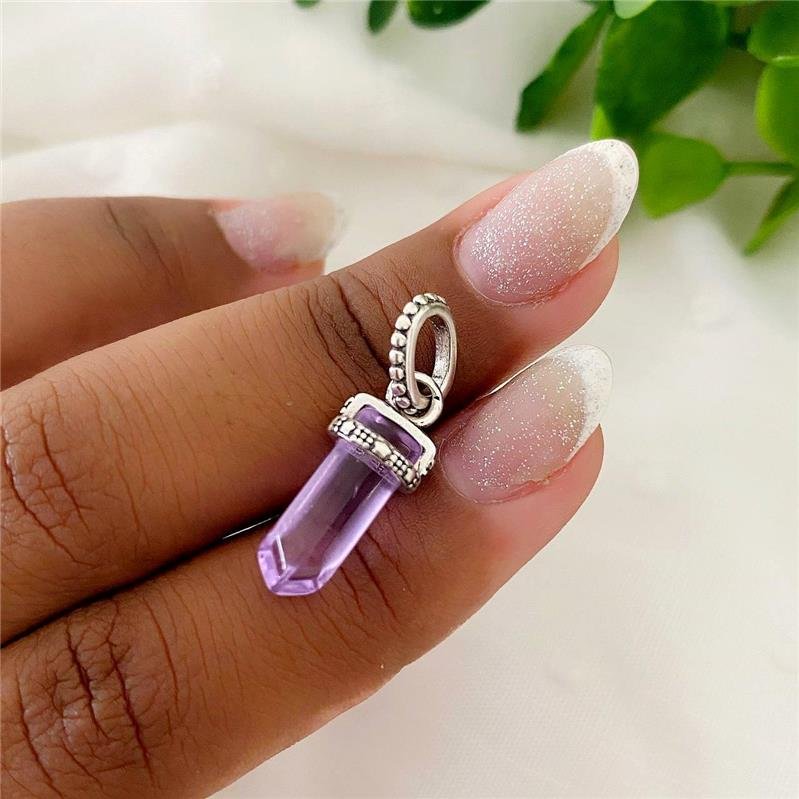 PINGNETE PRATA 925 CRISTAL COLORIDO