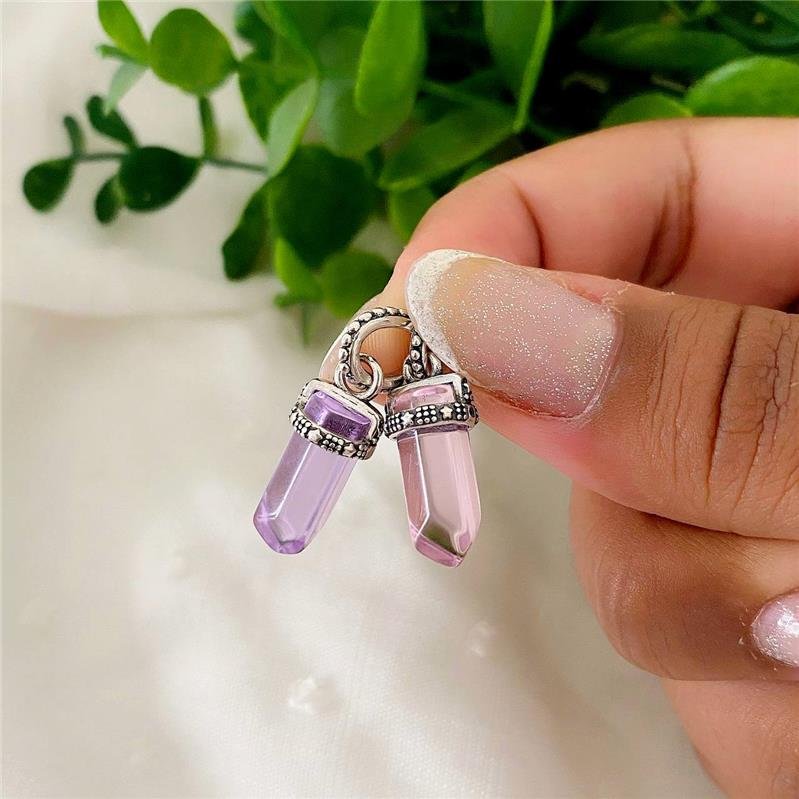 PINGNETE PRATA 925 CRISTAL COLORIDO