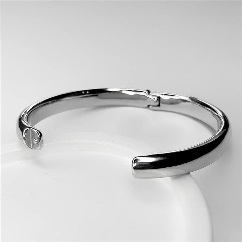 PULSEIRA AÇO INOX BRACELETE LISO