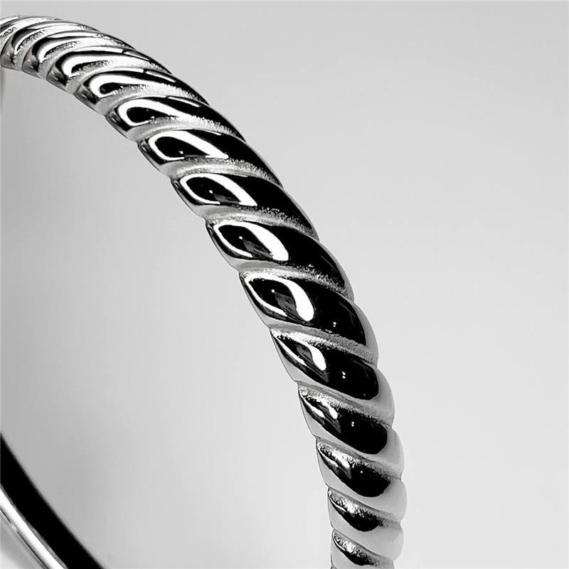 PULSEIRA AÇO INOX BRACELETE TRANÇADO