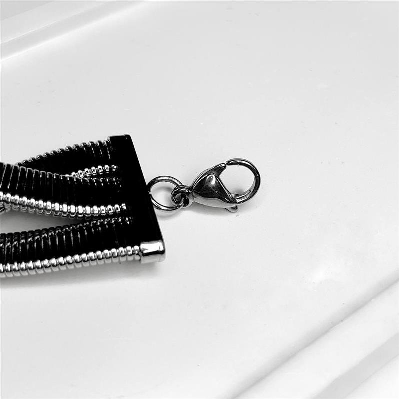 PULSEIRA AÇO INOX TRANÇADA