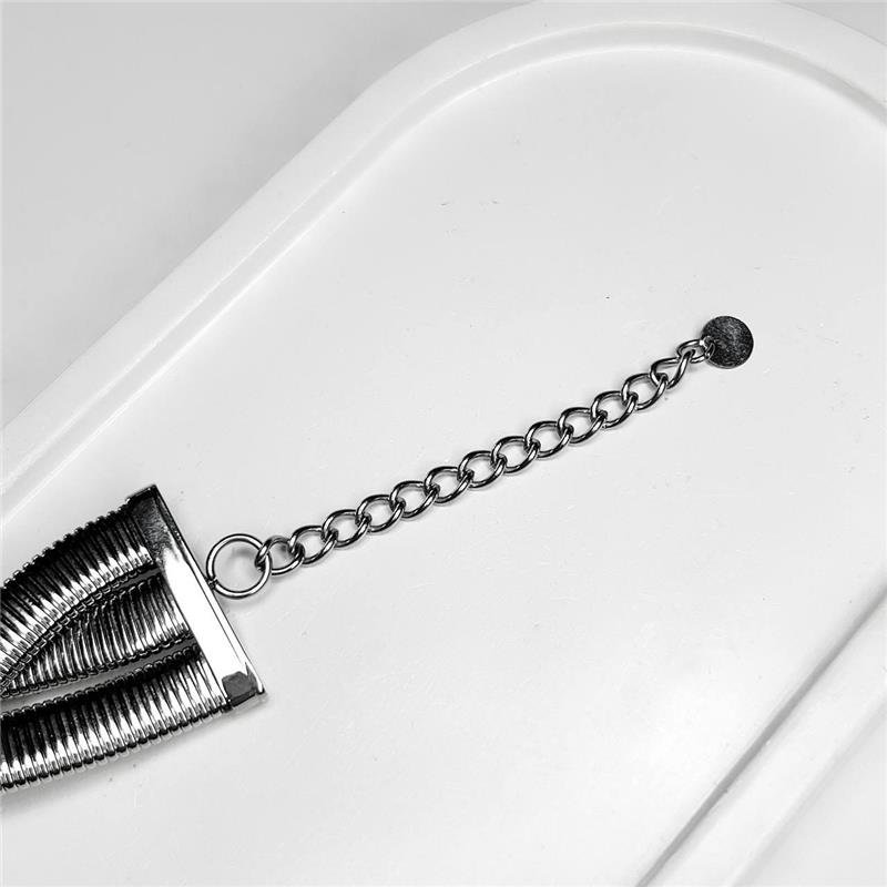 PULSEIRA AÇO INOX TRANÇADA