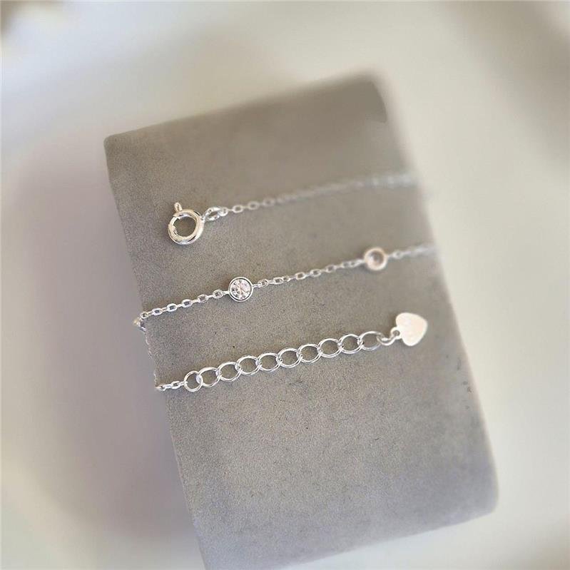 PULSEIRA PRATA 925 5 PONTOS LUZ ZIRCÔNIA