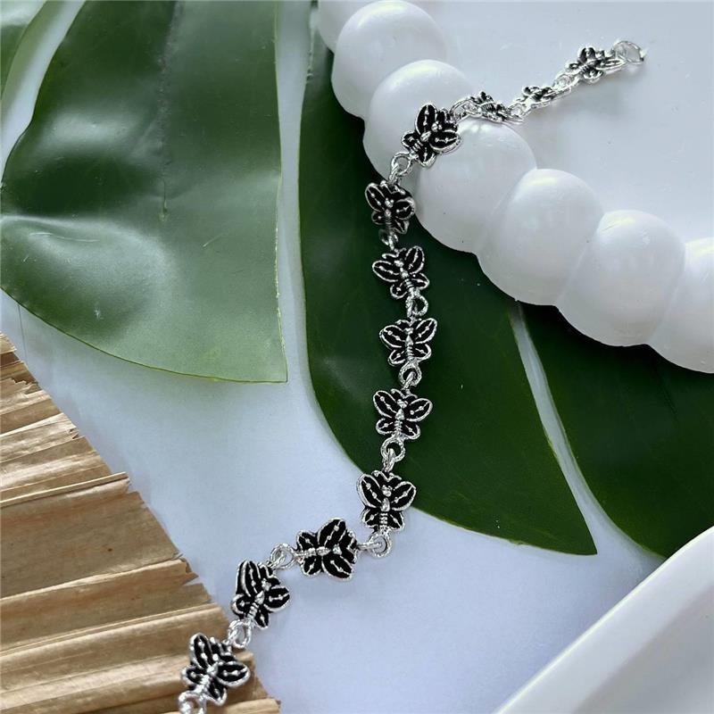 PULSEIRA PRATA 925 BALI BORBOLETAS