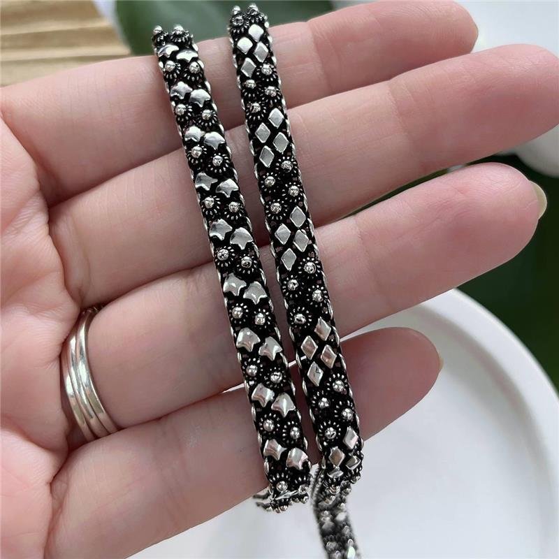 PULSEIRA PRATA 925 BALI PIKUN 6MM 