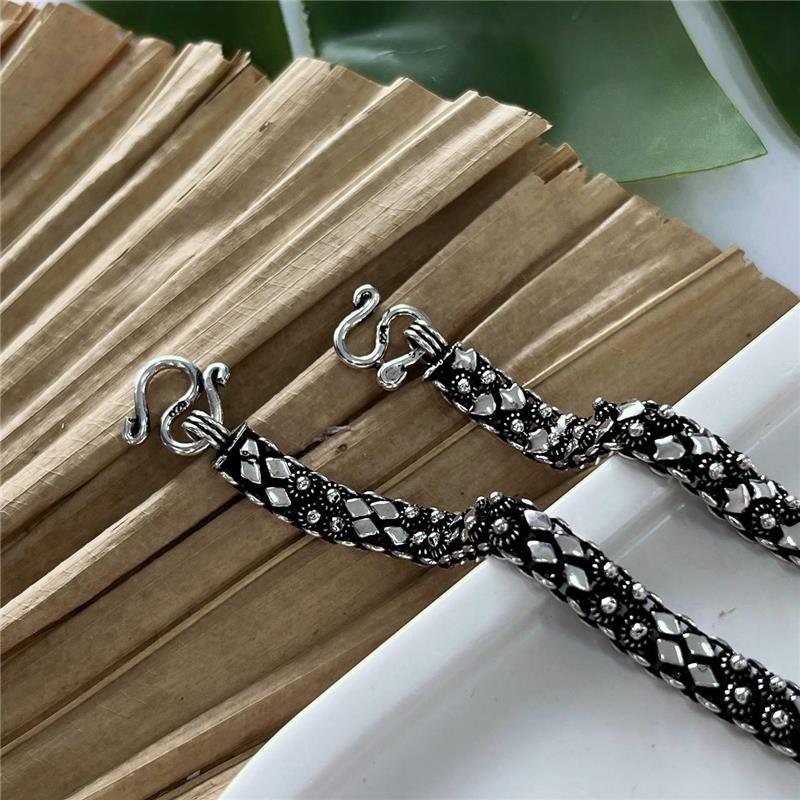 PULSEIRA PRATA 925 BALI PIKUN 6MM 