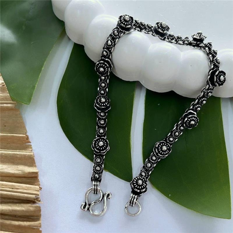 PULSEIRA PRATA 925 BALI PIKUN FLORES MAIORES E MENORES